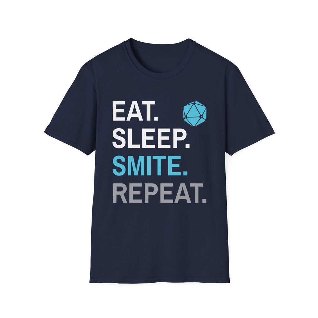 Paladin Smite T-Shirt – 'Eat, Sleep, Smite, Repeat'