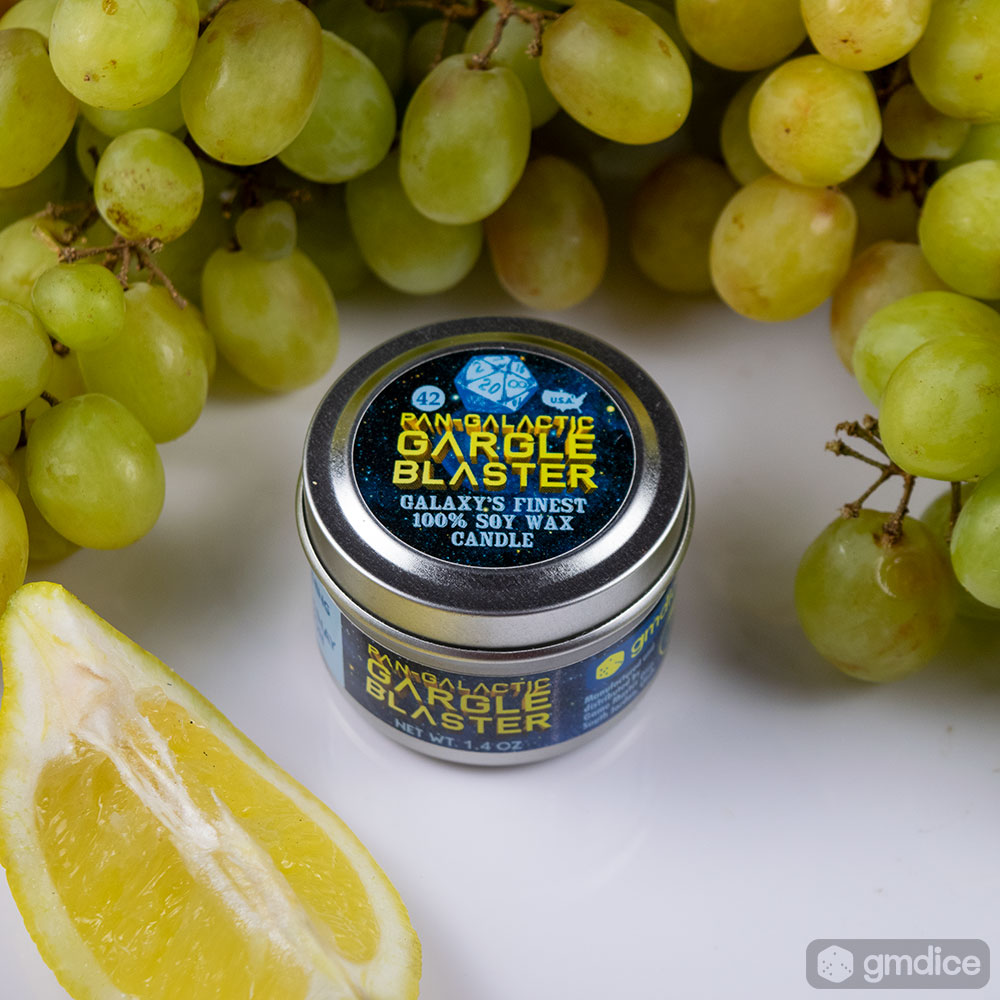Pan Galactic Gargle Blaster Gaming Candle