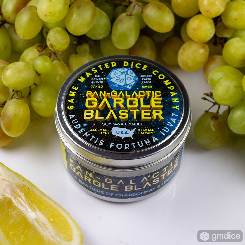 Pan Galactic Gargle Blaster Gaming Candle