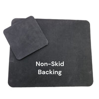 Raccoon desk set, mouse pad, coaster