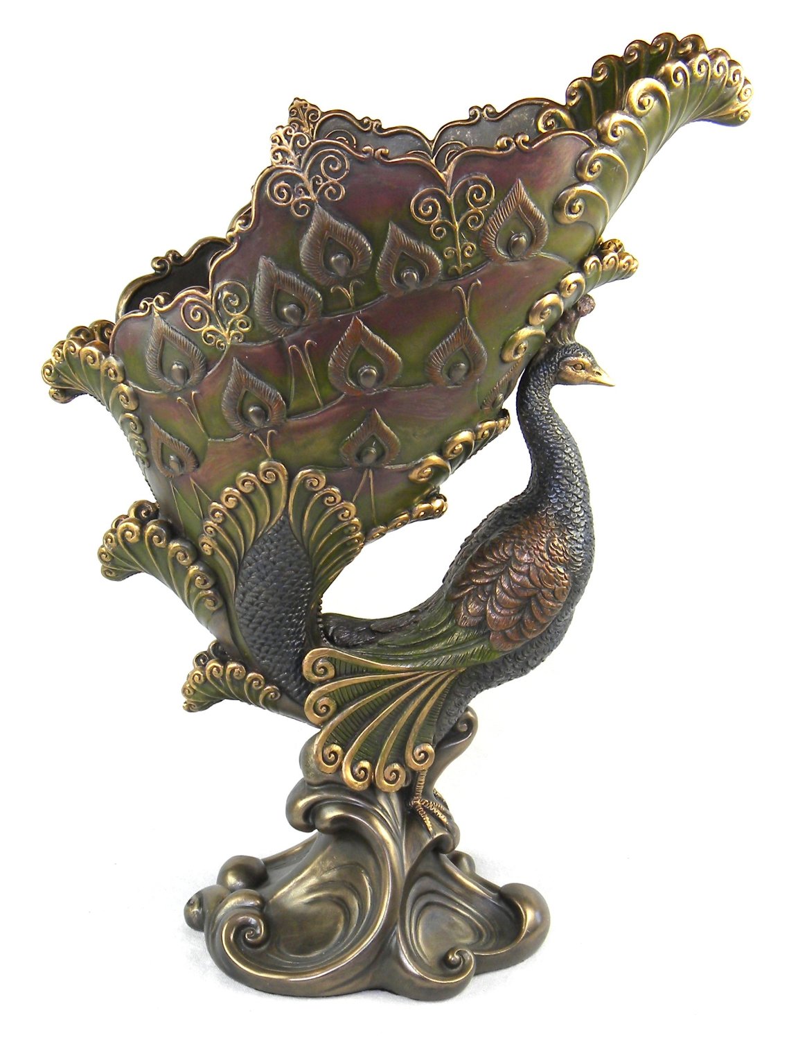 Peacock Raised Bowl