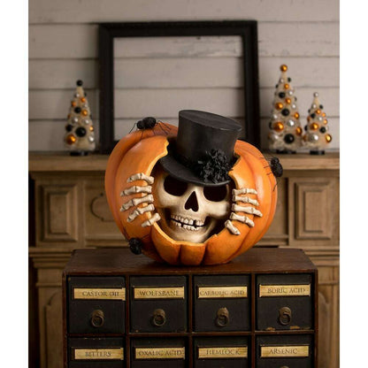 Peek-A-Boo Skelly Halloween Decor by Bethany Lowe Designs RETIRED