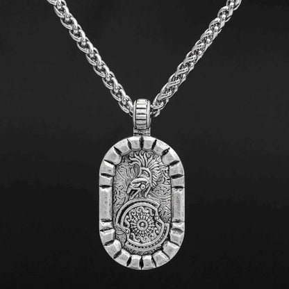 Greek Hoplite Soldier Stainless Steel Necklace