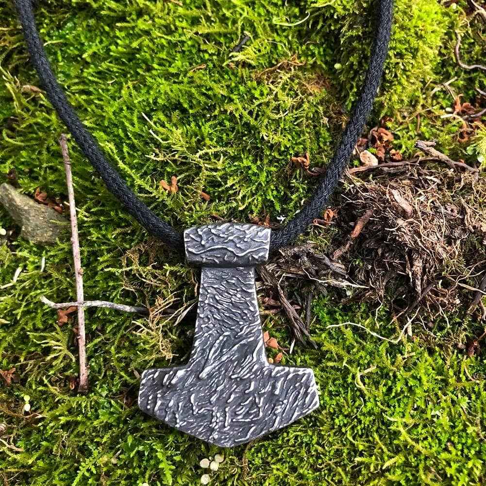 Vikings Thors Mjolnir Stainless Steel Pendant