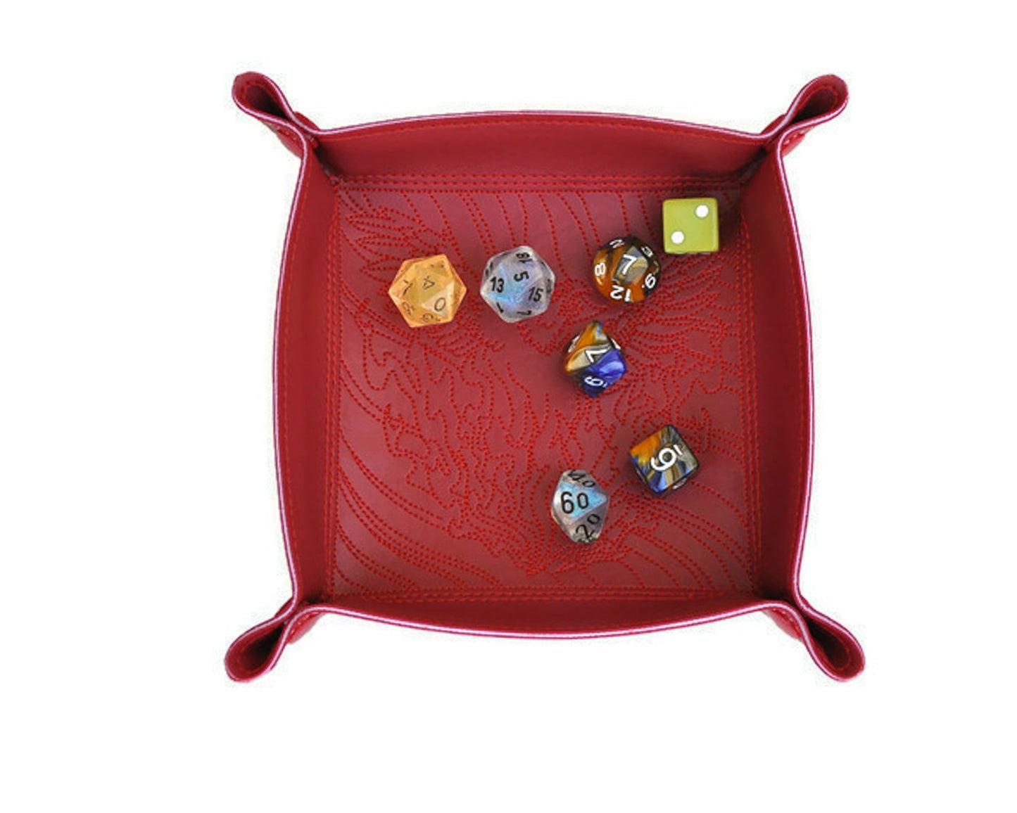 Phoenix on Fire Dice Tray