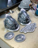 Silver Fantasy Warrior Princess Armor accessories - Custom Made