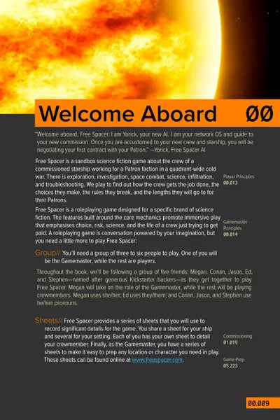Free Spacer: A Sandbox Starship Tabletop Roleplaying Game