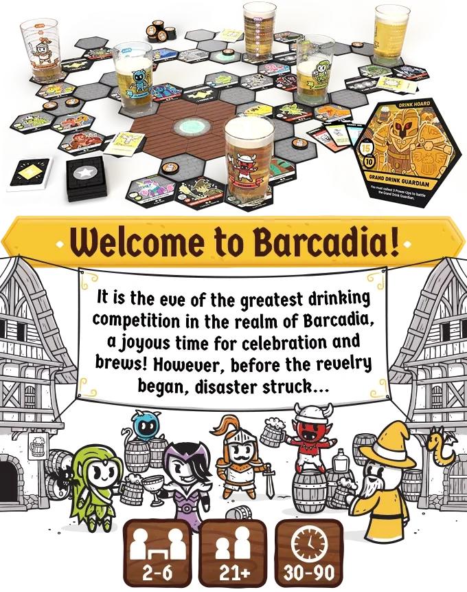 Heroes of Barcadia - Board Game