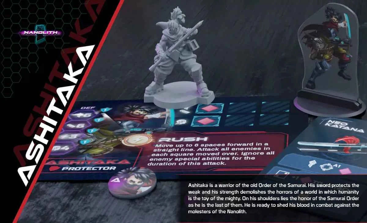 Nanolith: Cyberpunk RPG Board Game