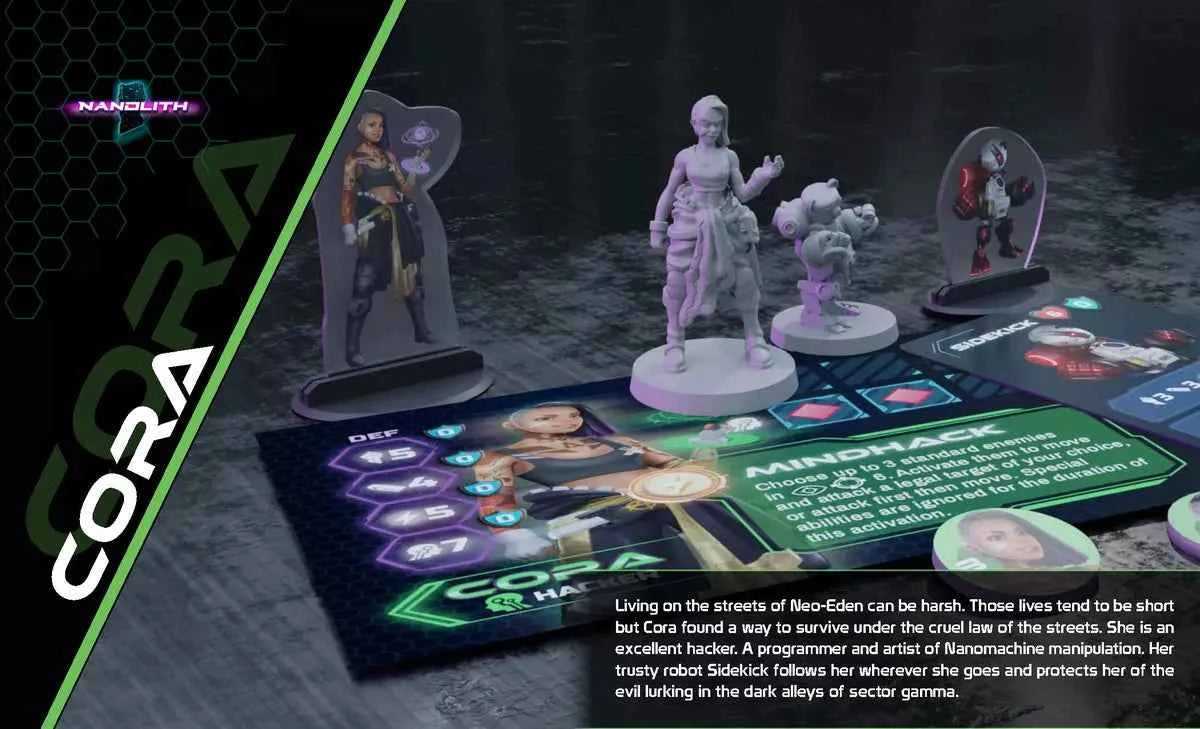 Nanolith: Cyberpunk RPG Board Game
