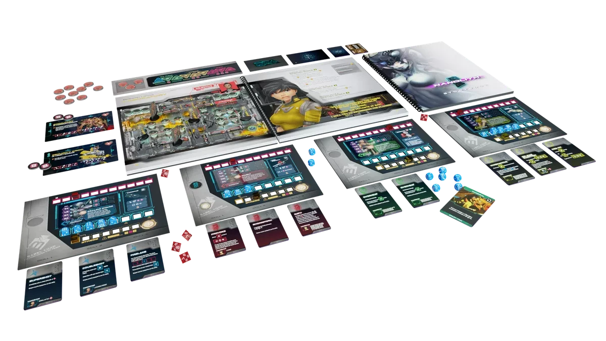 Nanolith: Cyberpunk RPG Board Game