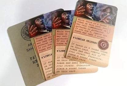 Cthulhu: Death May Die – Kickstarter Exclusive Arkham Sanitarium Patient Medical Files A-F