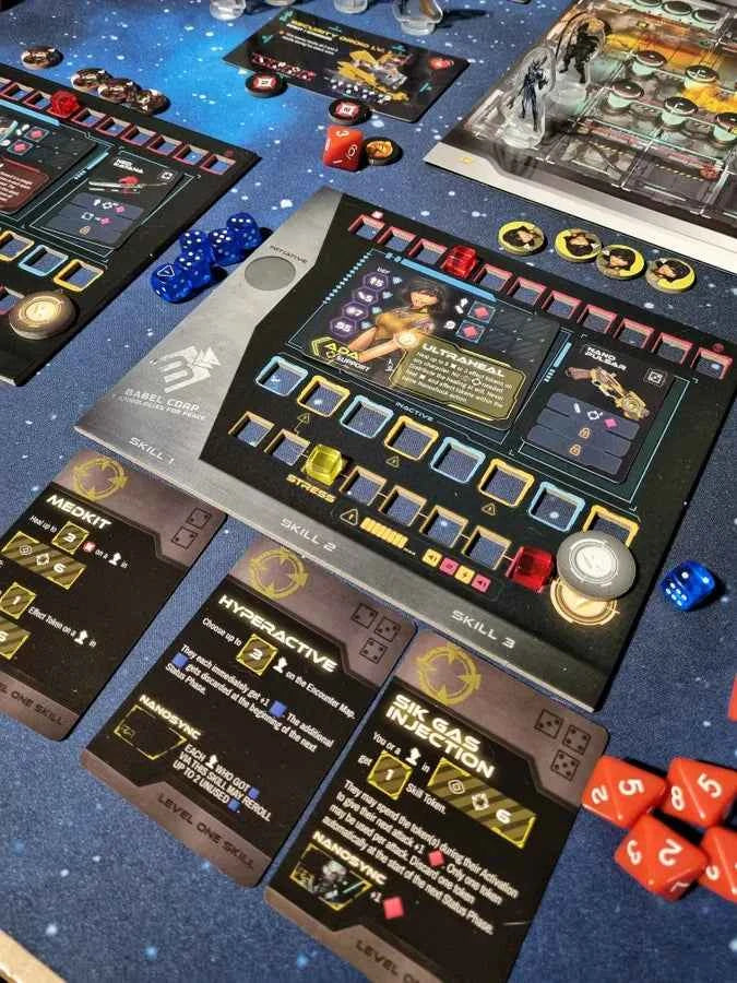Nanolith: Cyberpunk RPG Board Game