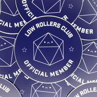 Low Rollers Club Sticker and Magnet