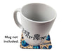 Polyhedral dice themed desk set, mouse pad, coaster