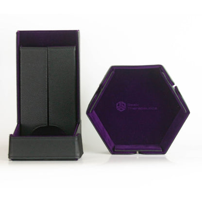 Purple Magnetic Travel Dice Tray