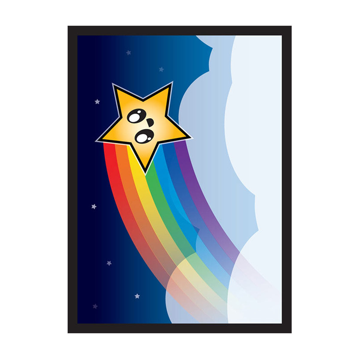 Rainbow Star Matte Sleeves