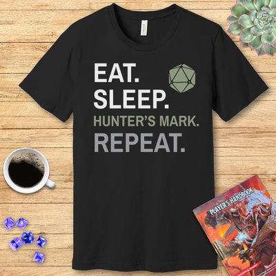 Ranger Class T-Shirt – 'Eat, Sleep, Hunter's Mark, Repeat'