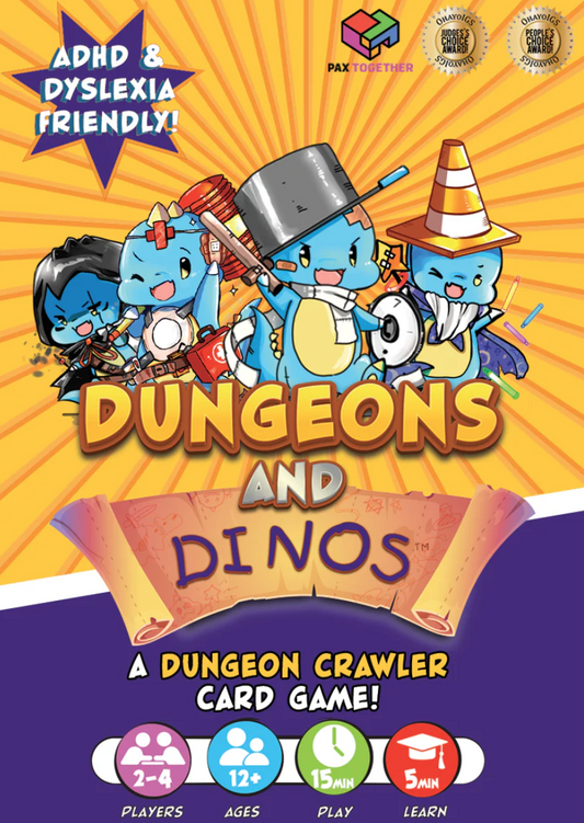 Dungeons and Dinos – Family-Friendly Fantasy Card Game