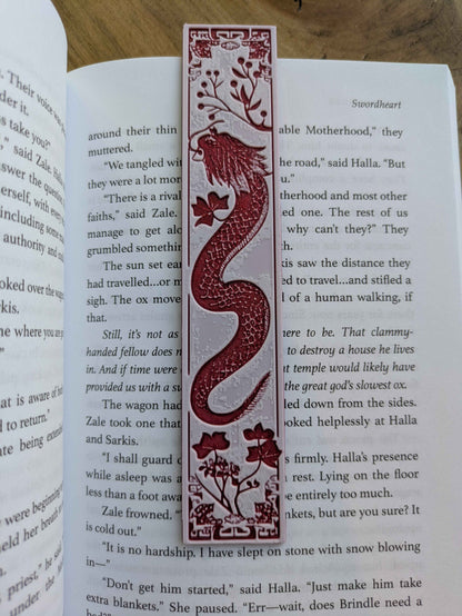 Heraldic Dragon Bookmark Set – Medieval Bestiary Art for Book Lovers