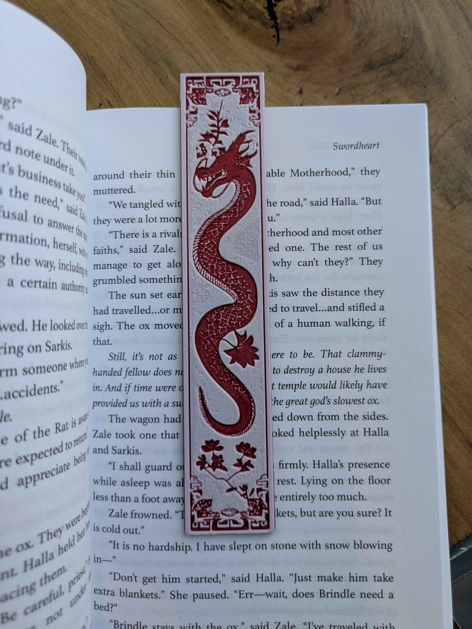 Heraldic Dragon Bookmark Set – Medieval Bestiary Art for Book Lovers