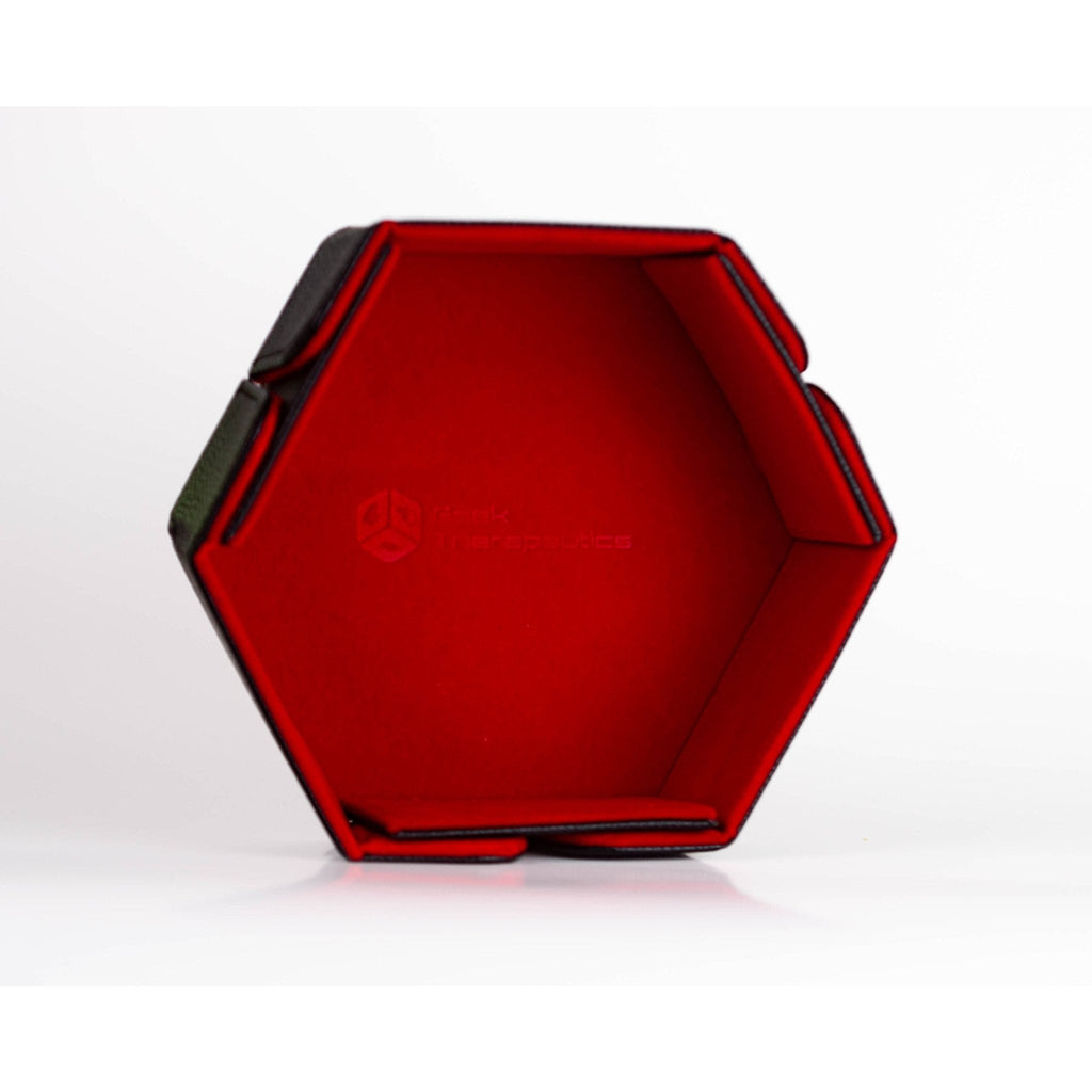 Red Magnetic Travel Dice Tray