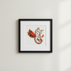 Red Wing Marginalia Dragon Fine Art Print