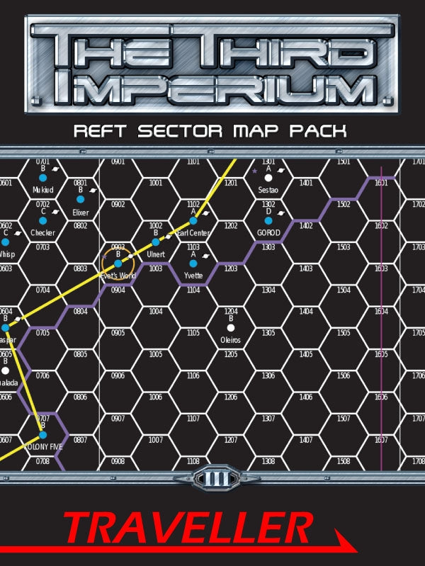 Reft Sector Map Pack (Traveller) – Open Gaming Store