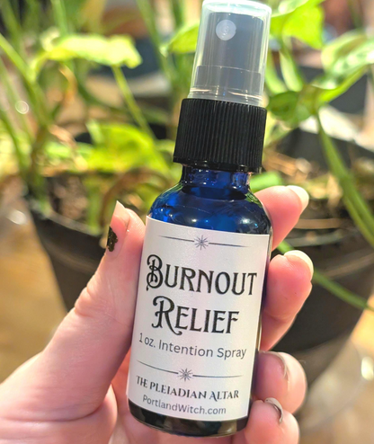 Burnout Relief Spray | 1 oz. Essential Oil Intention Body Mist