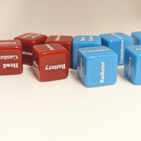 Mechanics Dice d6 | What's Wrong with Your Car Dice 6-Sided 16mm Diagnostic Dice