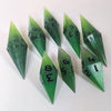 Green Dragon RPG Dice Set - Poisonous Green Diamond 8pc Dice