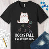 Rocks Fall Everybody Dies Kawaii Cat T-Shirt