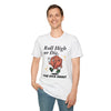 Roll High or Die Retro D&D T-Shirt - D20 Dice Tee