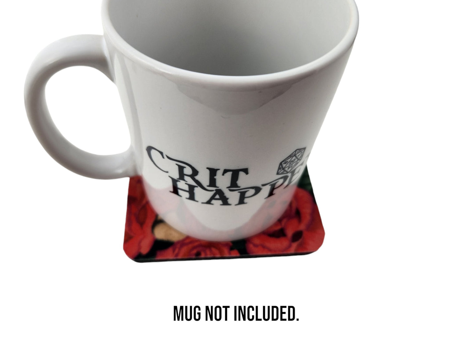 Rose and Skull desk set, mouse pad, coaster