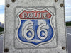 Route 66 sign dice tray