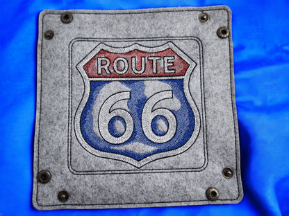 Route 66 Sign Dice Tray