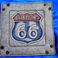 Route 66 sign dice tray