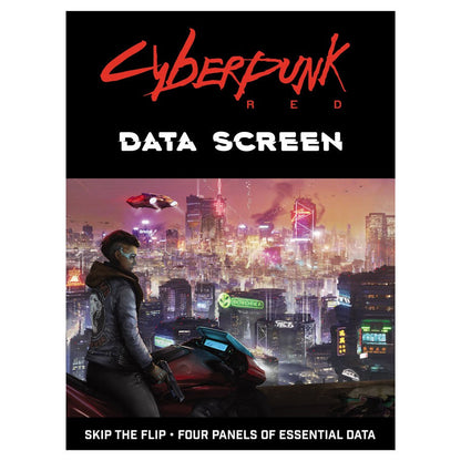 Cyberpunk Red: Data Screen - GM Screen with Quick Reference | 4 Panels