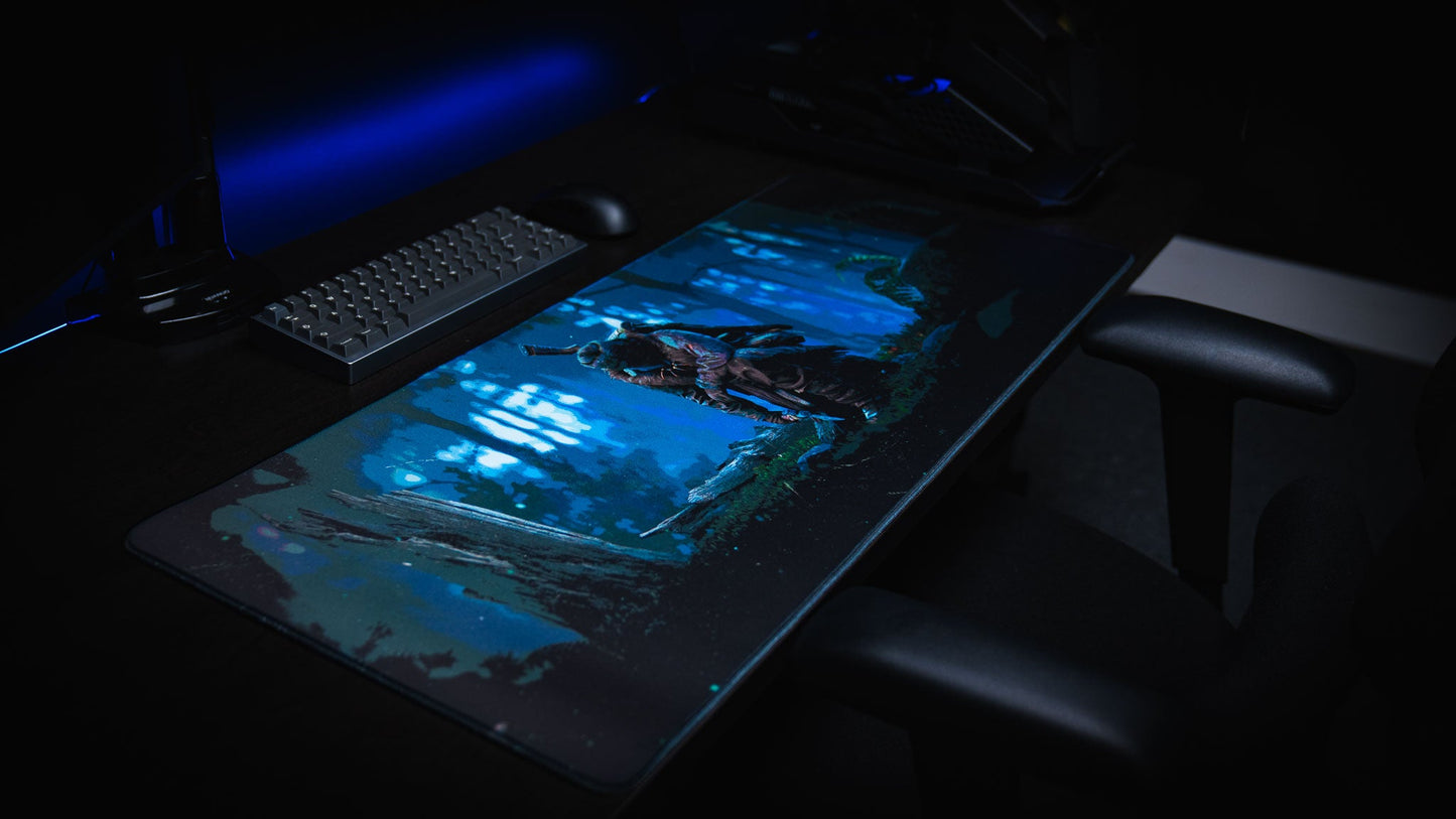 "Hunted" — Rust Deskmat