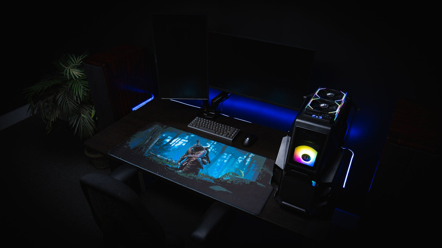 "Hunted" — Rust Deskmat