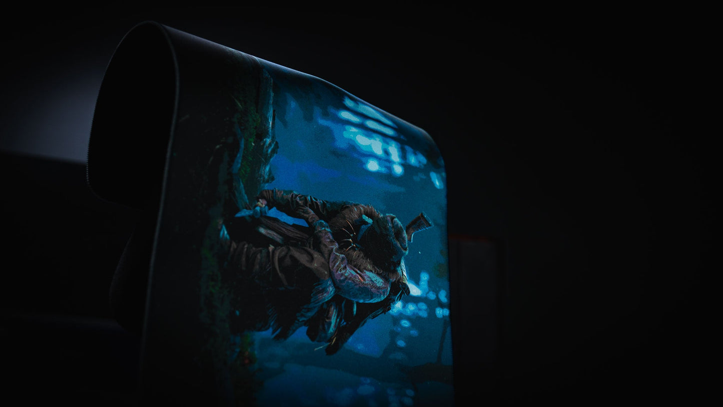 "Hunted" — Rust Deskmat