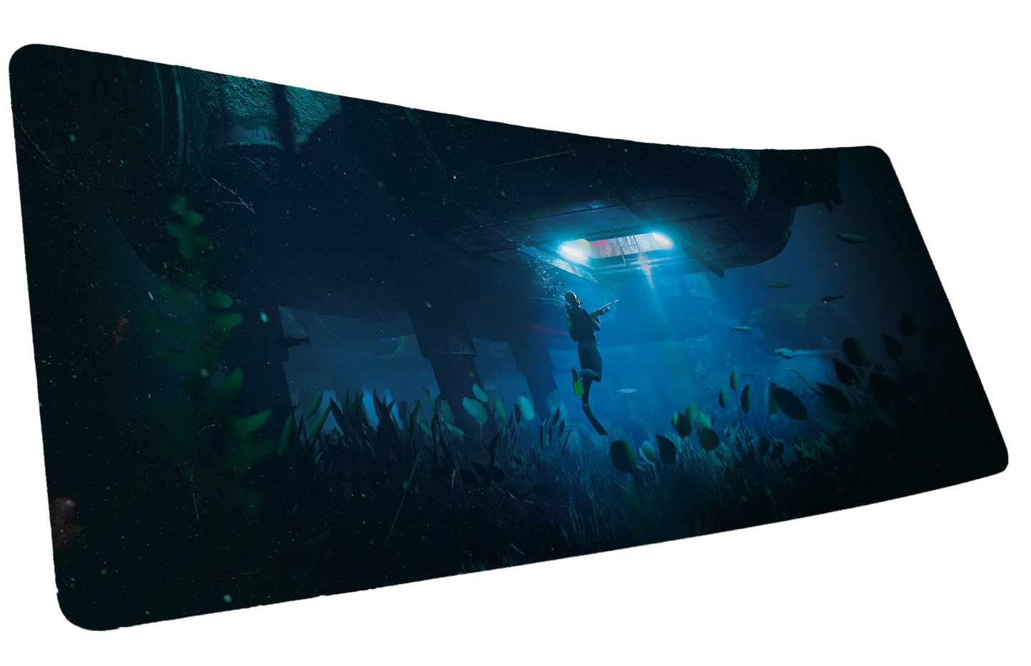 "Labs Breach" — Rust Deskmat