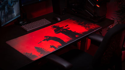 "Night Patrol" — Rust Deskmat