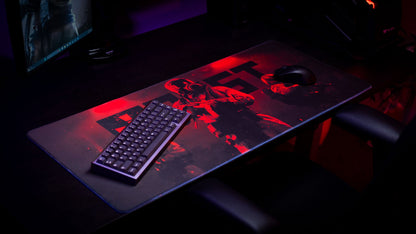 "Scientist Trio" — Rust Deskmat