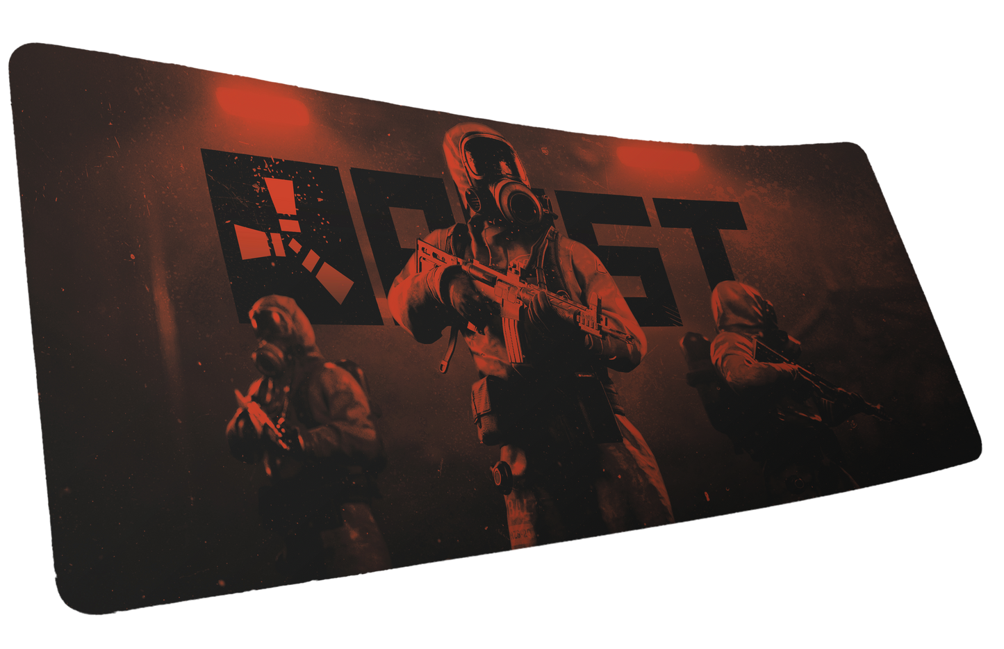 "Scientist Trio" — Rust Deskmat