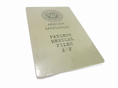 Cthulhu: Death May Die – Kickstarter Exclusive Arkham Sanitarium Patient Medical Files A-F