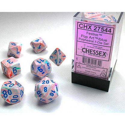 Chessex: Polyhedral Festive Dice sets