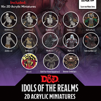D&D: Idols of the Realms - Lich Tomb - 2D Acrylic Miniatures