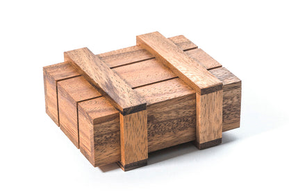 Secret Puzzle Box - One-Step Wooden Trick Box