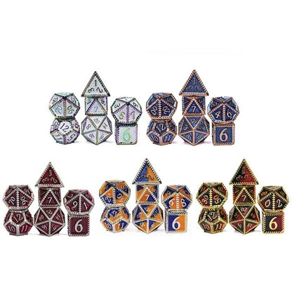 Semi-Precious Dice Bundle (3 Sets + D20)